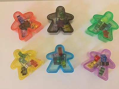 Produktbild von Schmidt Hans im Glück Spielfiguren Carcassonne Das Gefolge Erweiterung Meeple Phantom