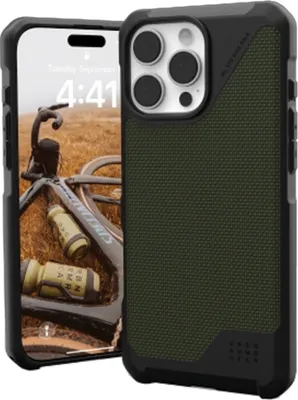 Produktbild von Urban Armor Gear Metropolis LT, Cover, Apple, iPhone 16 Pro Max, 17,5 cm (6.9"), Olive