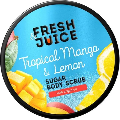 Image de FRESH JUICE Gommage corporel mangue-citron-sucre 200 ml
