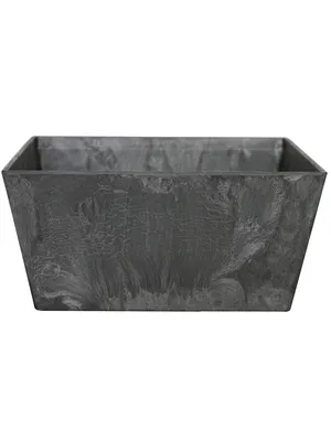 Produktbild von Blumentopf Schale Ella schwarz 25 x 12 cm