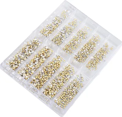 Produktbild von Craft Strasssteine Kristall 10 Gitterbox verpackt Uhrendekoration Ersatzteile Reparaturwerkzeug Zubehör