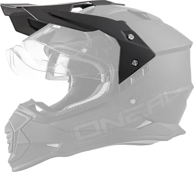 Produktbild von O'NEAL Helmschirm Sierra II Flat Visor, Schwarz