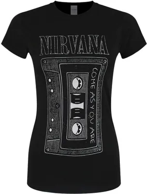 Image de Nirvana - "Come As You Are" T-shirt pour femme RO3017 (M) (Noir)