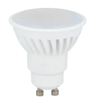 Zdjęcie produktu dla Żarówka LED | GU10 SMD 7W | kąt wiązki: 120° | 630 lumenów | żarówka | energooszczędna | chłodna biel 6500K | 10 sztuk
