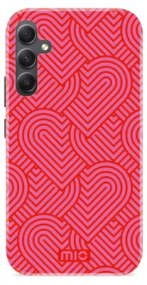 Produktbild von MIO Handyhülle für Samsung Galaxy A34 MagSafe Hülle Hardcase Backcover - Wild Hearts