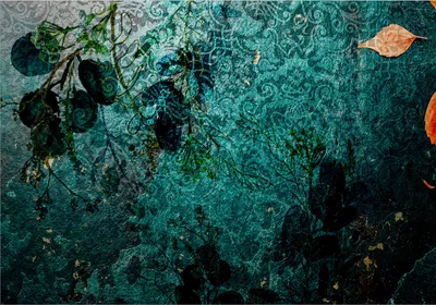 Produktbild von Vlies Fototapete Abstrakt Blätter 450x315 cm Tapeten Wandtapete XXL Natur Botanik Pflanzen b-C-0933-a-a