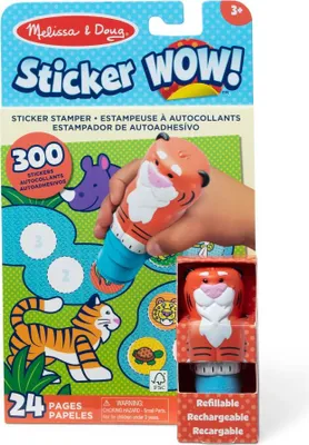 Immagine prodotto di Melissa & Doug STICKER WOW! - Tartaruga - adesivi per bambini