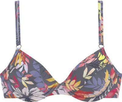 Produktbild von VIVANCE Bügel-Bikini-Top Leilani grau-bedruckt Größe 38 Cup D