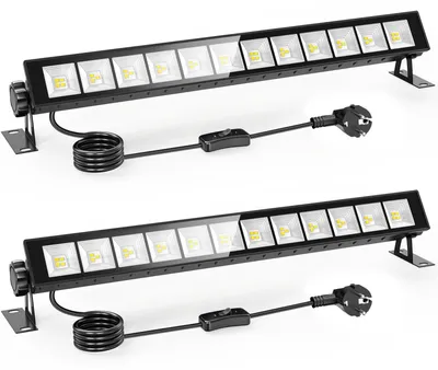 LED-Außenstrahler 2er-Set 30 W 5000 lm 6500 K kaltweiß IP66