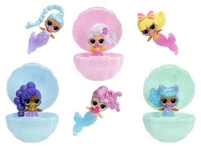 Produktbild von L.O.L. Surprise! Mermaids! Makeover Magic Baby Sisters, Mini-Puppe, Weiblich, 4 Jahr(e), Junge/Mädchen, Mehrfarbig
