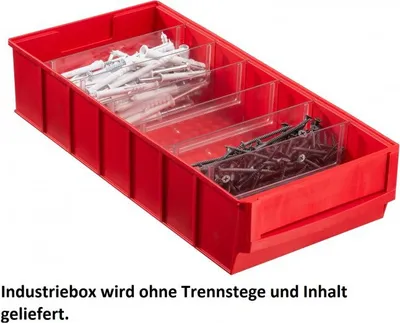 Produktbild von Industriebox 'ProfiPlus ShelfBox 400B, rot