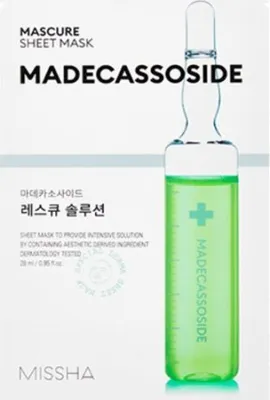 Immagine prodotto di Missha Mascure Rescue Solution Sheet Mask Maschera viso rigenerante, 28ml