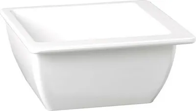 Produktbild von APS Schale Serie APART aus Melamin Weiß Kapazität: 50 ml BxTxH: 6,6 x 6,6 x 3 cm