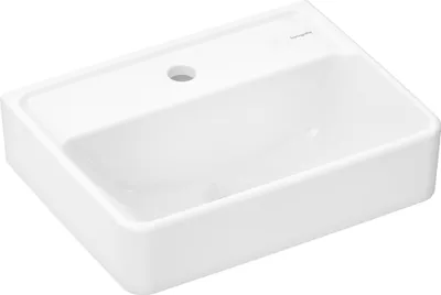 Produktbild von Hansgrohe Handwaschbecken Xanuia Q 450x340 mm mit Hahnloch ohne ?berlauf wei?, 60230450