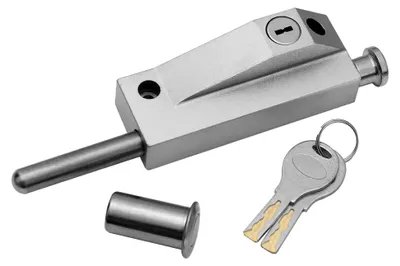 Produktbild von Türstopper abschließbar Torschloss Türschloss Türfeststeller Torstopper Riegel