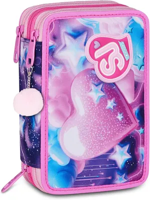 Image de Astuccio 3 Zip Fluffy Pink Girl
