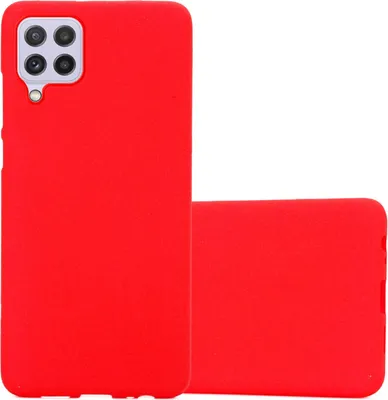 Produktbild von Cadorabo Schutzhülle für Samsung Galaxy A22 4G / M22 / M32 4G Hülle in Rot Handyhülle TPU Etui Cover Case