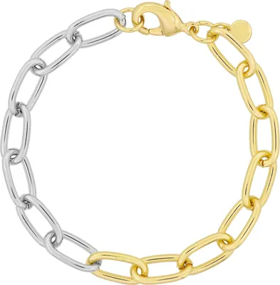 Produktbild von Fashionbox Armband Messing bicolor