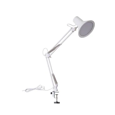 Produktbild von Lindby LED-Klemmleuchte Undra, weiß, Metall, justierbar