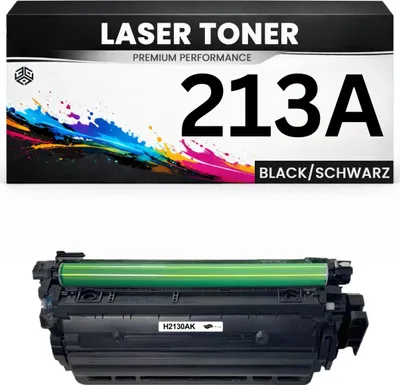 Produktbild von Toner 213A für HP kompatibel Schwarz W2130A wie Original Tonerkartusche LaserJet Enterprise 5700dn 6700dn 6701dn MFP 5800f 5800dn 6800dn Color 5800zf