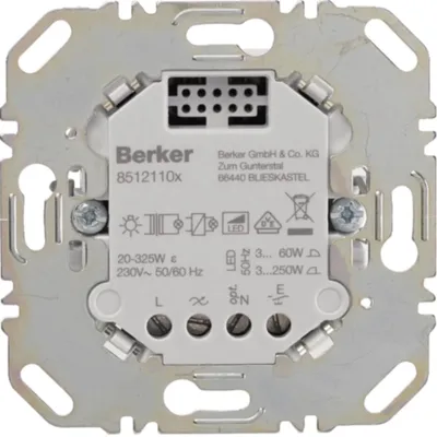 Immagine prodotto di Inserto universale Berker per interruttori, a 1 canale 85121100