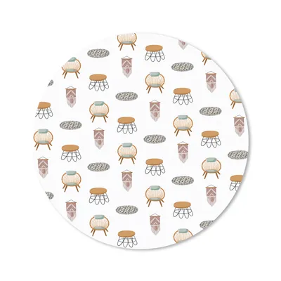 Produktbild von MuchoWow® Mauspad Mousepad Wohnzimmer - Farbe - Muster 30x30 cm - Mousepads - Maus Mat - Pad - Mausunterlage - Tischunterlage - Schreibtischmatten
