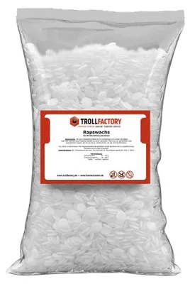 Koolzaadwas 1 kg – vegane Kerzenwachs-Pastillen