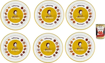 Produktbild von Matilde Vicenzi - Biscotti Minivoglie, Auswahl an Gebäck, Shortcruste Shortbread Chocolate, Sahne oder Marmelade, Butter oder Kakao Shortbreads in einer Blitzbox,6x 500 g + Italian Gourmet polpa 400g