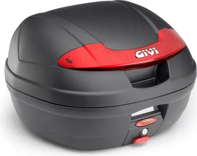 Produktbild von GIVI E340 VISION Monolock-Topcase schwarz rot 34L