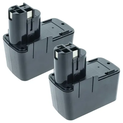 Produktbild von vhbw 2x Akku Ersatz für Bosch 2 607 335 054, 2 607 335 081, 2607335090, 2 607 335 055, 2 607 335 071 für Werkzeug (2100 mAh, NiMH, 12 V)
