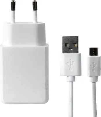 Produktbild von Netzteil & Kabel 120cm Weiß für LED Akku Tischleuchte