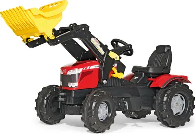 Produktbild von Rolly Toys Massey Ferguson 7726 Trettraktor, ab 3 Jahre, Flüsterlaufreifen