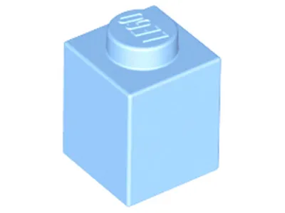 Produktbild von Lego® 1 Stück 3005 Stein Brick 1x1 Part Basic Steine 1 Helles Hellblau