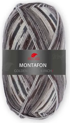 Produktbild von Pro Lana Montafon 4-fädige Sockenwolle Merino extrafein,100g/420m,75% Schurwolle/25%Polyamid 4
