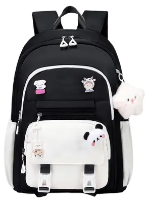 Image de Sac à dos scolaire étanche pour filles, avec compartiment pour ordinateur portable