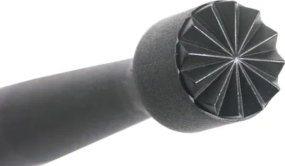 Produktbild von Caipirinha-Stößel, aus griffigem schwarzen Polypropylen, Ausführung auswählbar : radial Variante: radial
