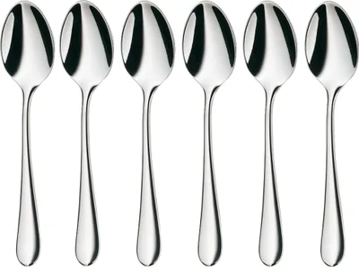 Image de WMF Merit Espressolöffel-Set, 6 Stück, Cromargan protect® 3201112953 4000530644169