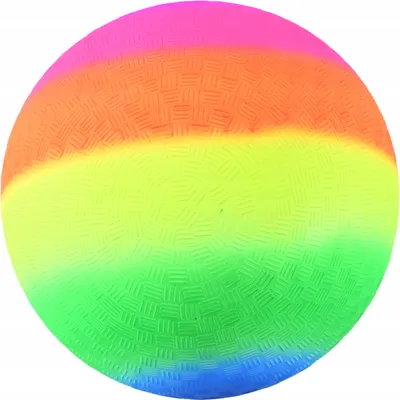 Produktbild von Gummiball Regenbogen 22cm Kinderball Spielball Strandball Garten Schule Freizeit Spaß