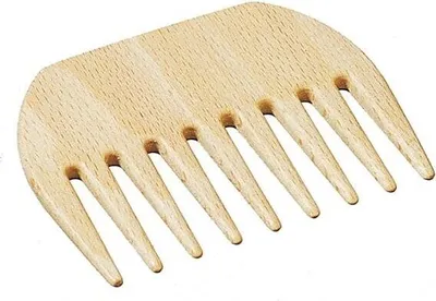 Produktbild von Keller Kamm aus Holz für Afro-Haar und Locken – Ideal zur schonenden Haarpflege