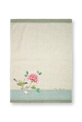 Produktbild von PIP STUDIO Blushing Birds Geschirrtuch Bird Khaki 50 x 70 cm
