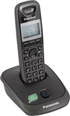 Image de Panasonic KX-TG2511 Téléphone DECT Identification de l'appelant Noir