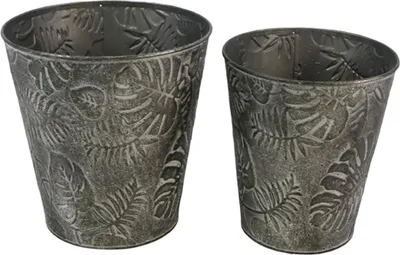 Immagine prodotto di Vaso da fiori Floresta Zinco Set da 2