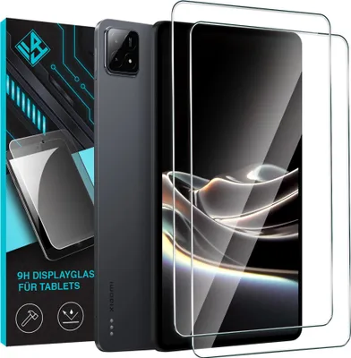 Produktbild von 2x 9H Tablet Schutzglas für Xiaomi Pad 6S Pro 12.4 Zoll Displayglas Displayschutz