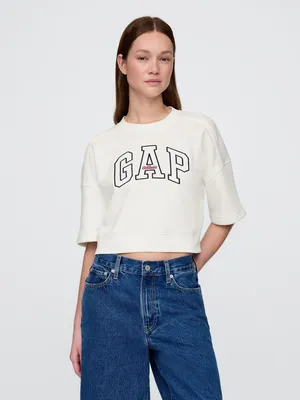 Produktbild von GAP VintageSoft Americana Oversize Crop Sweatshirt XL
