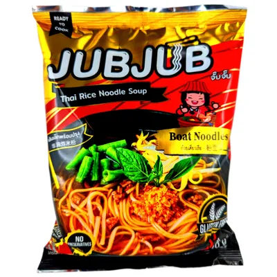 Produktbild von Jubjub Instant Reisnudeln Suppe Rind 12er Pack (12 x 70g)