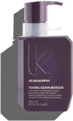 Zdjęcie produktu dla Kevin.Murphy YOUNG.AGAIN.MASQUE 200ml, 200 ml, Unisex, Włosy łamliwe, Włosy zniszczone, Włosy suche, Naprawa, Świecący, Zmiękczający, Wzmacniający, Kwiat lotosu, Orchidea, Buteleczka z pompką