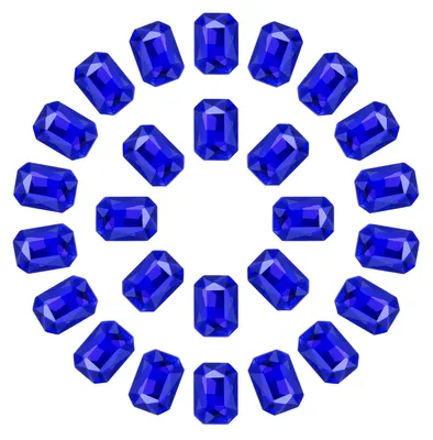 Strasssteine 10x14 mm, 100 Stück, dunkelblau, Glas