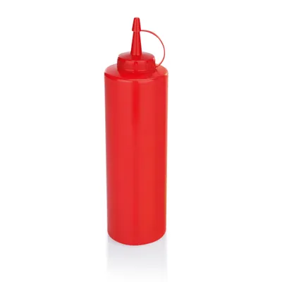 Produktbild von Quetschflasche 700 ml, Ø 7 cm, rot