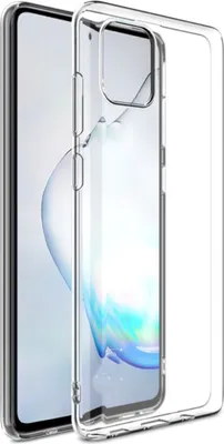 Image de Étui de protection pour Samsung Galaxy A81, coque en silicone transparente