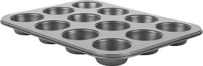 Zdjęcie produktu dla Muffinform antihaftbeschichtet, für 12 Stück, Länge: 345 mm